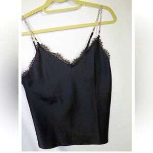 NWT VS CZ Strap Split Back Cami